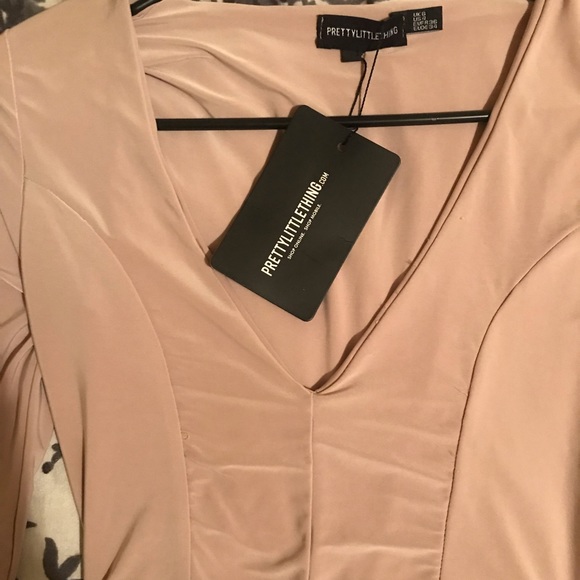 PrettyLittleThing Shape Ruged Mini Dress - Picture 2 of 4